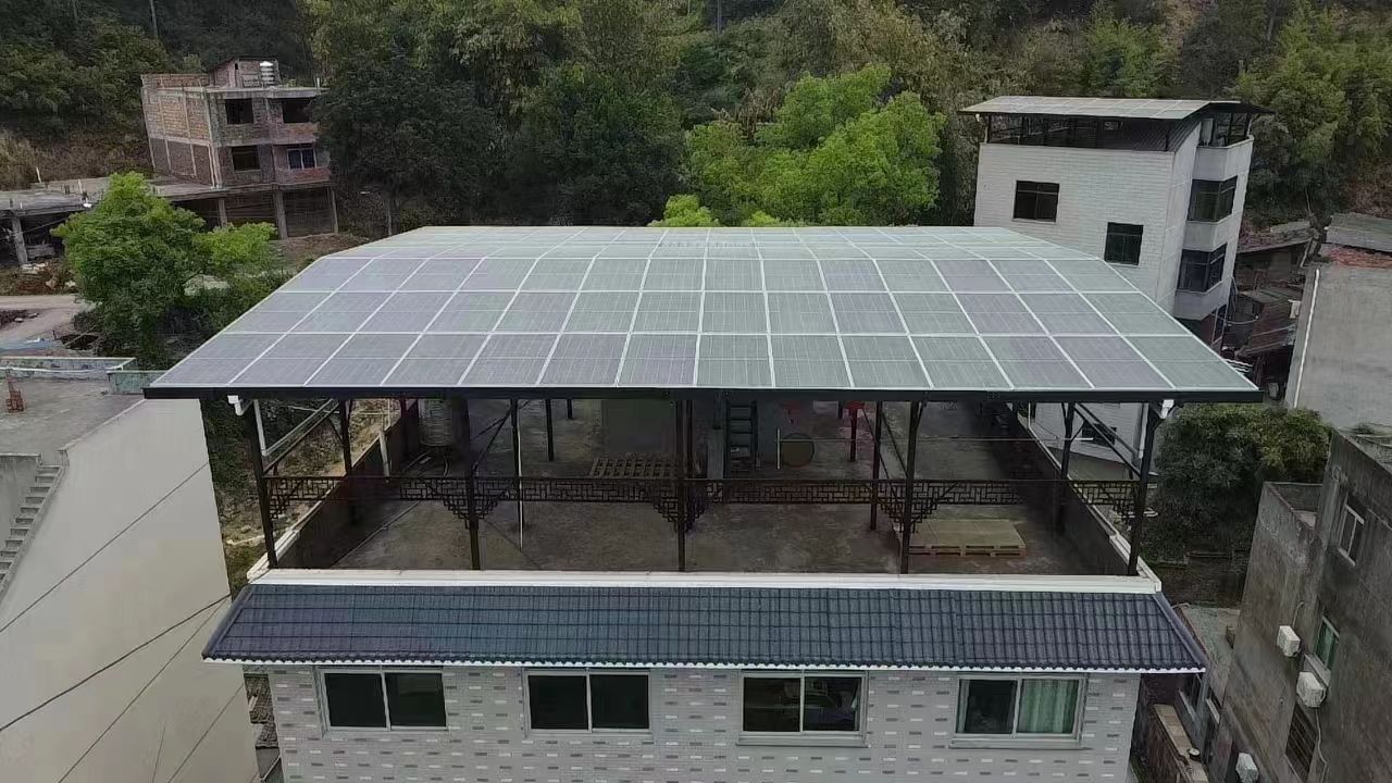 铁岭15kw+10kwh自建别墅家庭光伏储能系统